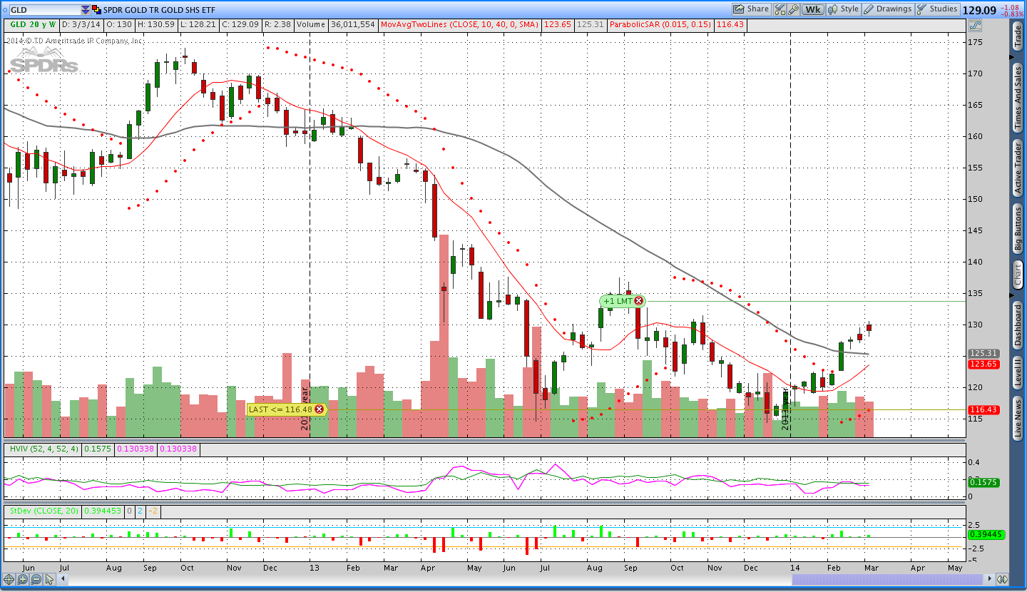 Gold Options Trend Following